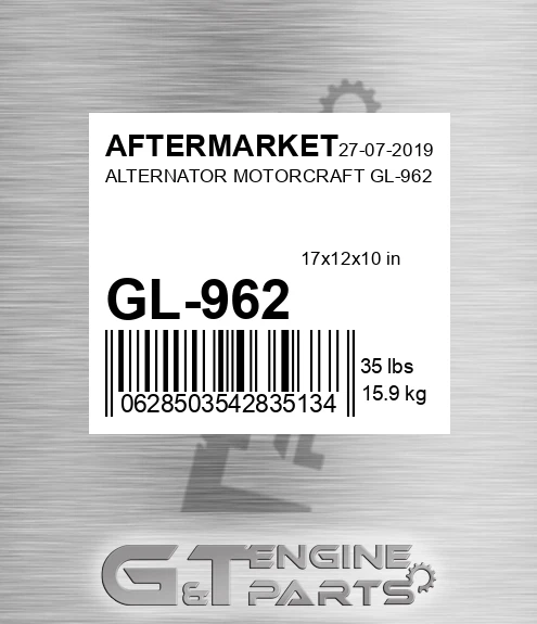 GL-962 Alternator Motorcraft Gl-962 for AFTERMARKET