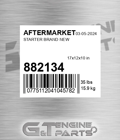 88213-4 Starter Brand New for AFTERMARKET