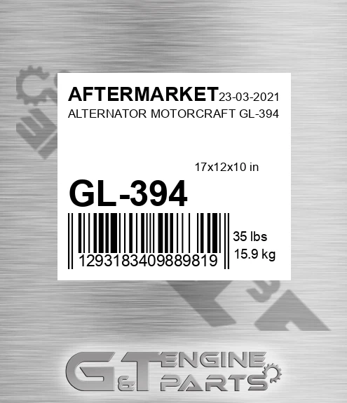 GL-394 Alternator Motorcraft Gl-394 for AFTERMARKET