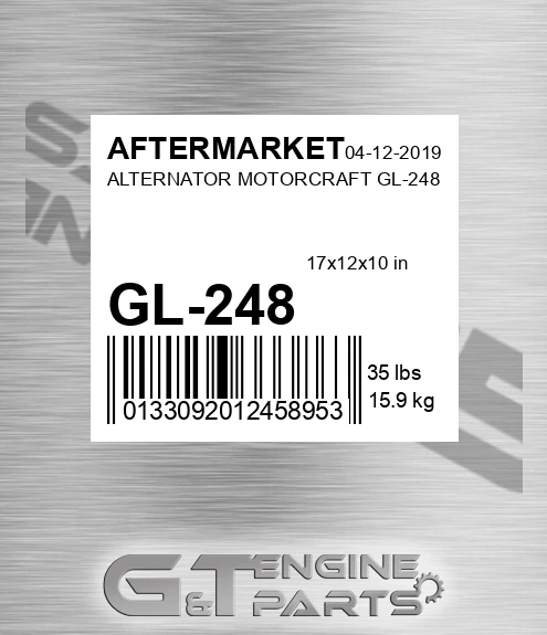GL-248 Alternator Motorcraft Gl-248 for AFTERMARKET
