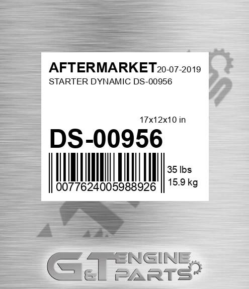 DS-00956 Starter Dynamic Ds-00956 for AFTERMARKET