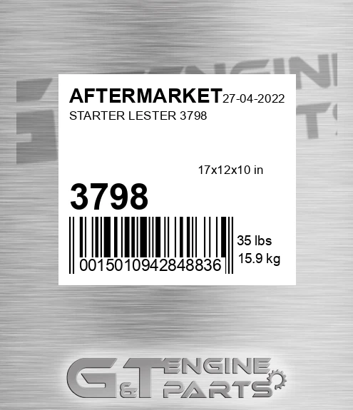 3798 Starter Lester for AFTERMARKET
