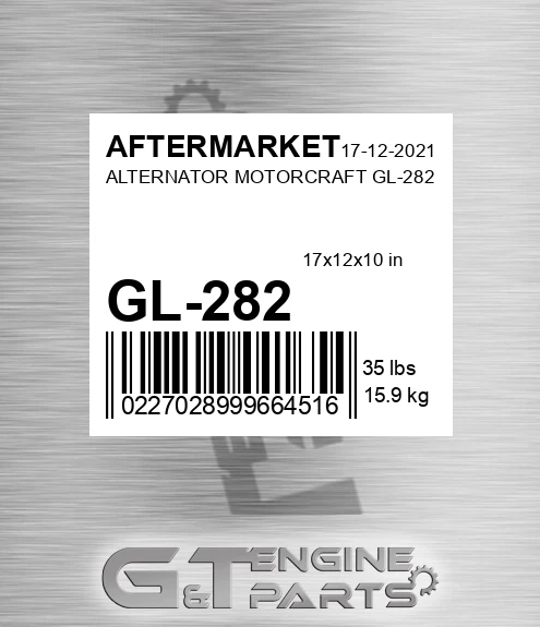 GL-282 Alternator Motorcraft Gl-282 for AFTERMARKET