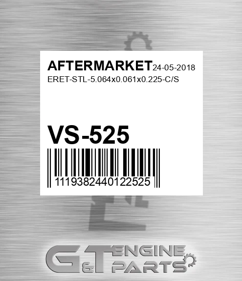 VS-525 AFTERMARKET Eret-stl-5.064x0.061x0.225-c/s