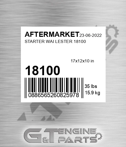 18100 Starter Wai Lester for AFTERMARKET