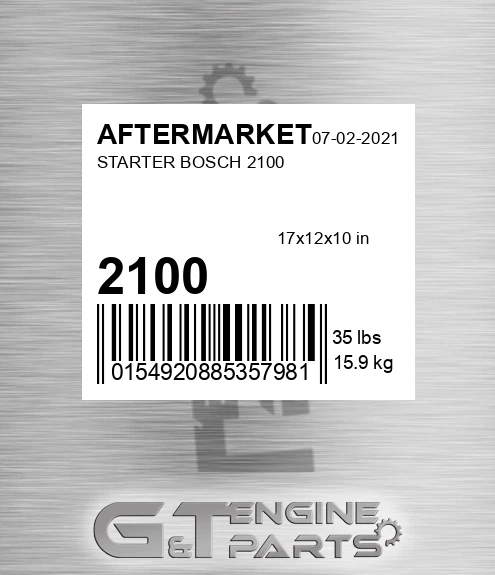2100 Starter Bosch