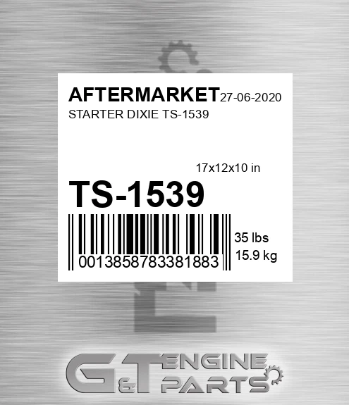 TS-1539 Starter Dixie Ts-1539 for AFTERMARKET