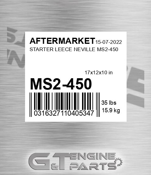 MS2-450 Starter Leece Neville Ms2-450 for AFTERMARKET