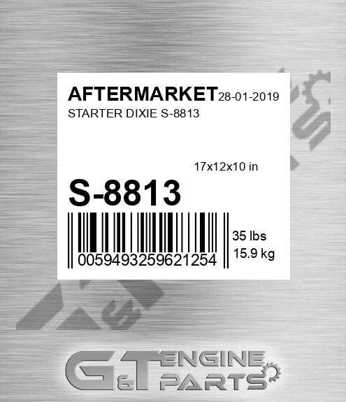 S-8813 Starter Dixie S-8813 for AFTERMARKET