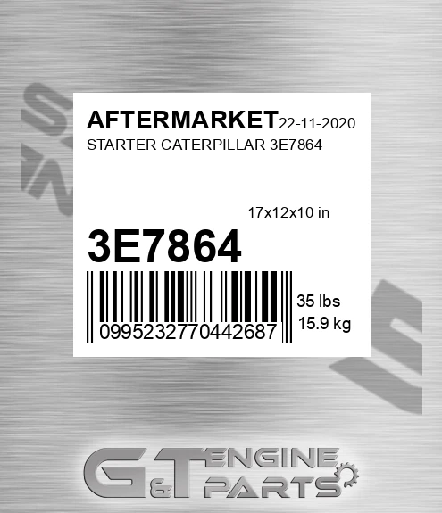 3E7864 Starter Caterpillar