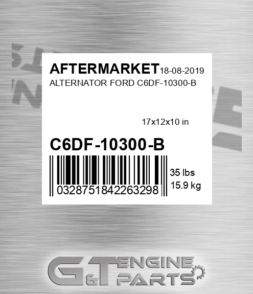 C6DF-10300-B Alternator Ford C6df-10300-b for AFTERMARKET