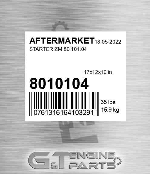 8010104 Starter Zm