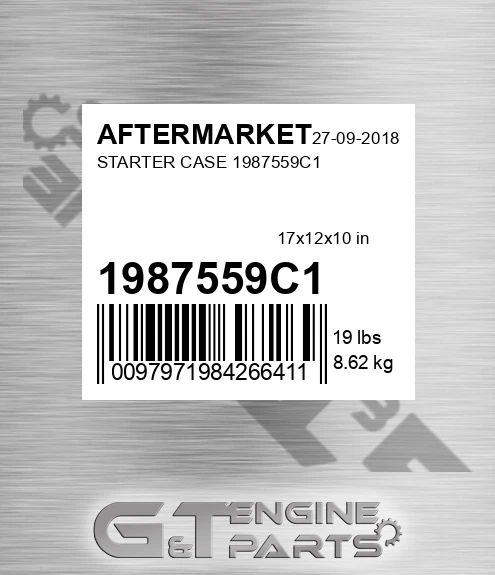 1987559C1 AFTERMARKET Starter Case