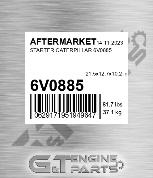 6V0885 Starter Caterpillar for AFTERMARKET