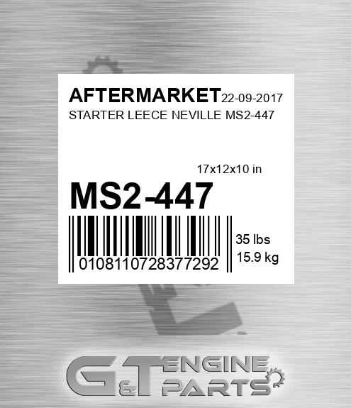 MS2-447 Starter Leece Neville Ms2-447 for AFTERMARKET