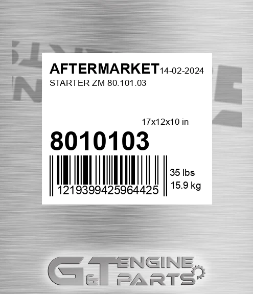 8010103 Starter Zm