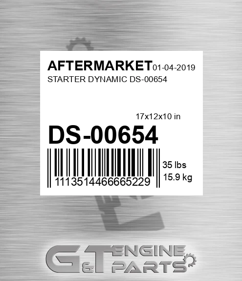 DS-00654 Starter Dynamic Ds-00654 for AFTERMARKET