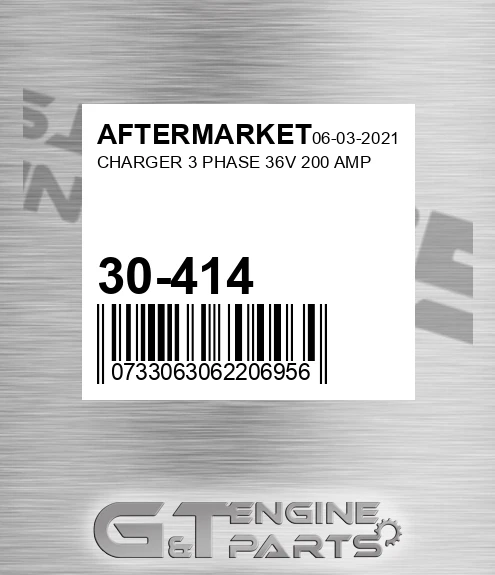 30-414 Charger 3 Phase 36v 200 Amp