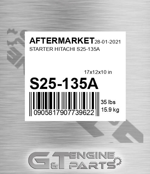 S25-135A Starter Hitachi S25-135a for AFTERMARKET