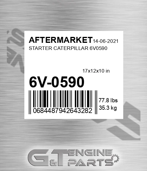 6V-0590 Starter Caterpillar for AFTERMARKET