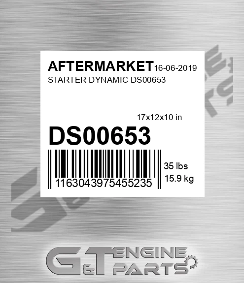DS00653 Starter Dynamic for AFTERMARKET