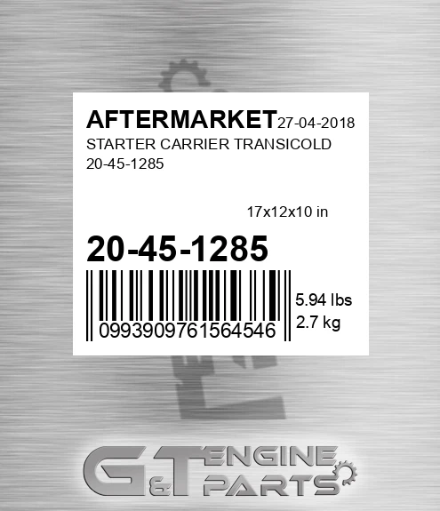 20-45-1285 Starter Carrier Transicold 20-45-1285 for AFTERMARKET