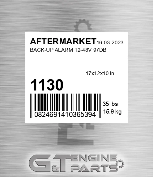 1-130 Back-up Alarm 12-48v 97db for AFTERMARKET