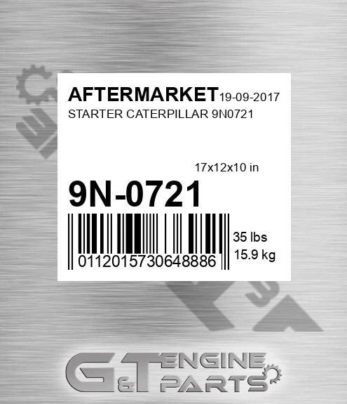 9N-0721 Starter Caterpillar for AFTERMARKET