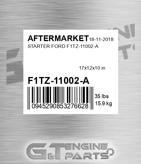 F1TZ-11002-A Starter Ford F1tz-11002-a for AFTERMARKET