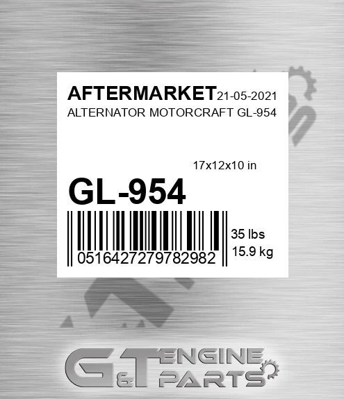 GL-954 Alternator Motorcraft Gl-954 for AFTERMARKET