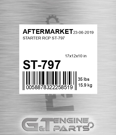 ST-797 Starter Rcp St-797 for AFTERMARKET