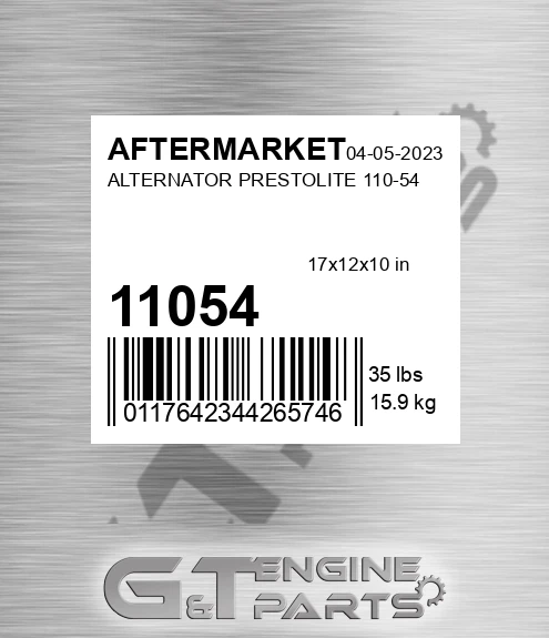 11054 Alternator Prestolite