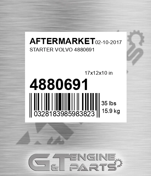 4880691 Starter Volvo for AFTERMARKET