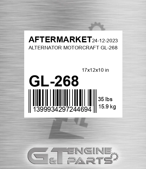 GL-268 Alternator Motorcraft Gl-268 for AFTERMARKET