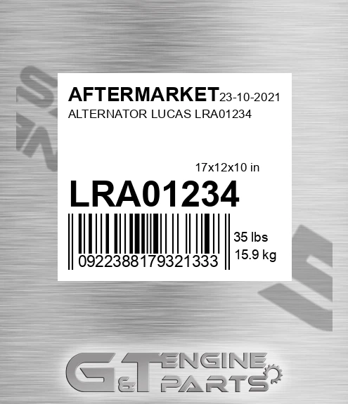 LRA01234 Alternator Lucas for AFTERMARKET