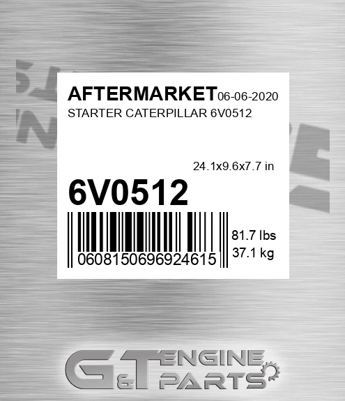 6V0512 Starter Caterpillar for AFTERMARKET