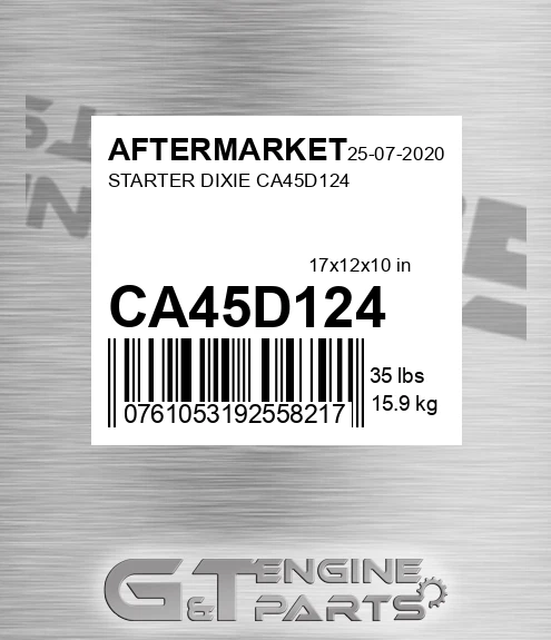 CA45D124 Starter Dixie for AFTERMARKET