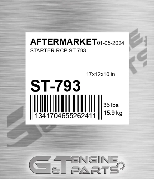ST-793 Starter Rcp St-793 for AFTERMARKET