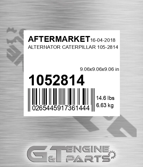 1052814 Alternator Caterpillar