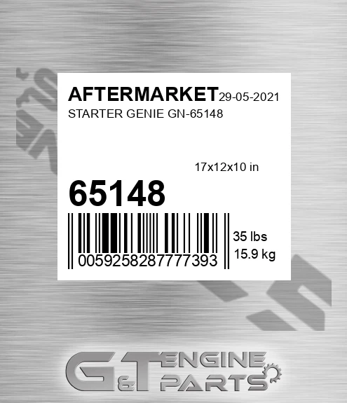 65148 Starter Genie Gn- for AFTERMARKET