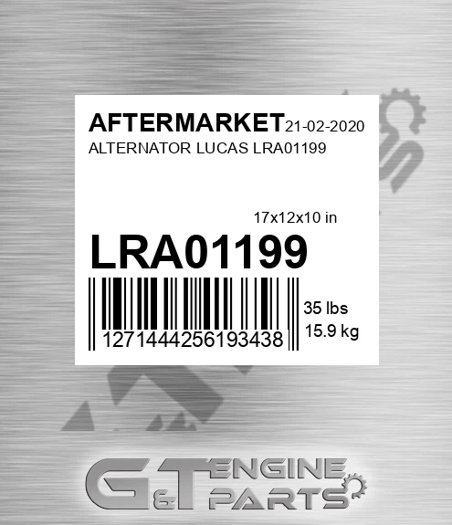 LRA01199 Alternator Lucas for AFTERMARKET