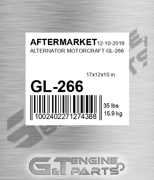 GL-266 Alternator Motorcraft Gl-266 for AFTERMARKET