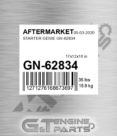 GN-62834 Starter Genie Gn-62834 for AFTERMARKET