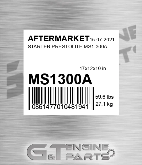 MS1300A AFTERMARKET Starter Prestolite Ms1-300a