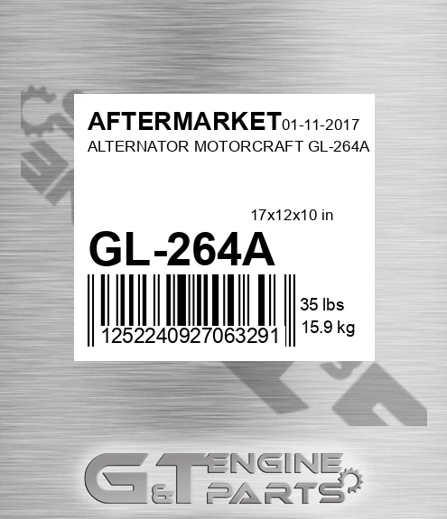 GL-264A Alternator Motorcraft Gl-264a for AFTERMARKET