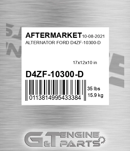 D4ZF-10300-D Alternator Ford D4zf-10300-d for AFTERMARKET