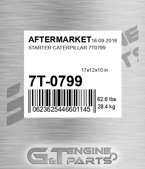 7T-0799 Starter Caterpillar for AFTERMARKET