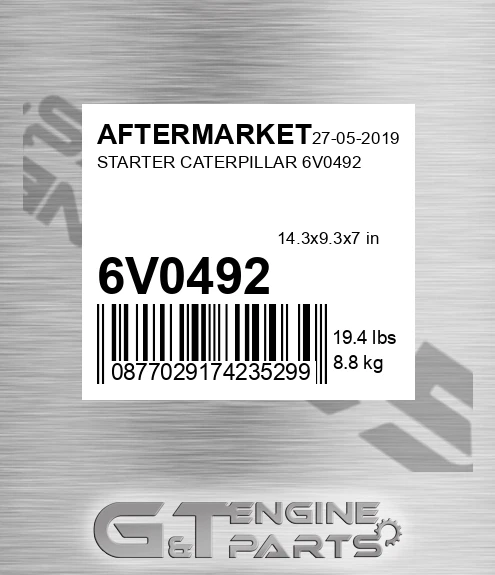 6V0492 Starter Caterpillar for AFTERMARKET