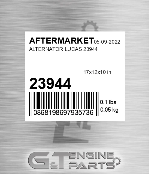 23944 Alternator Lucas