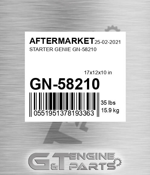 GN-58210 Starter Genie Gn-58210 for AFTERMARKET